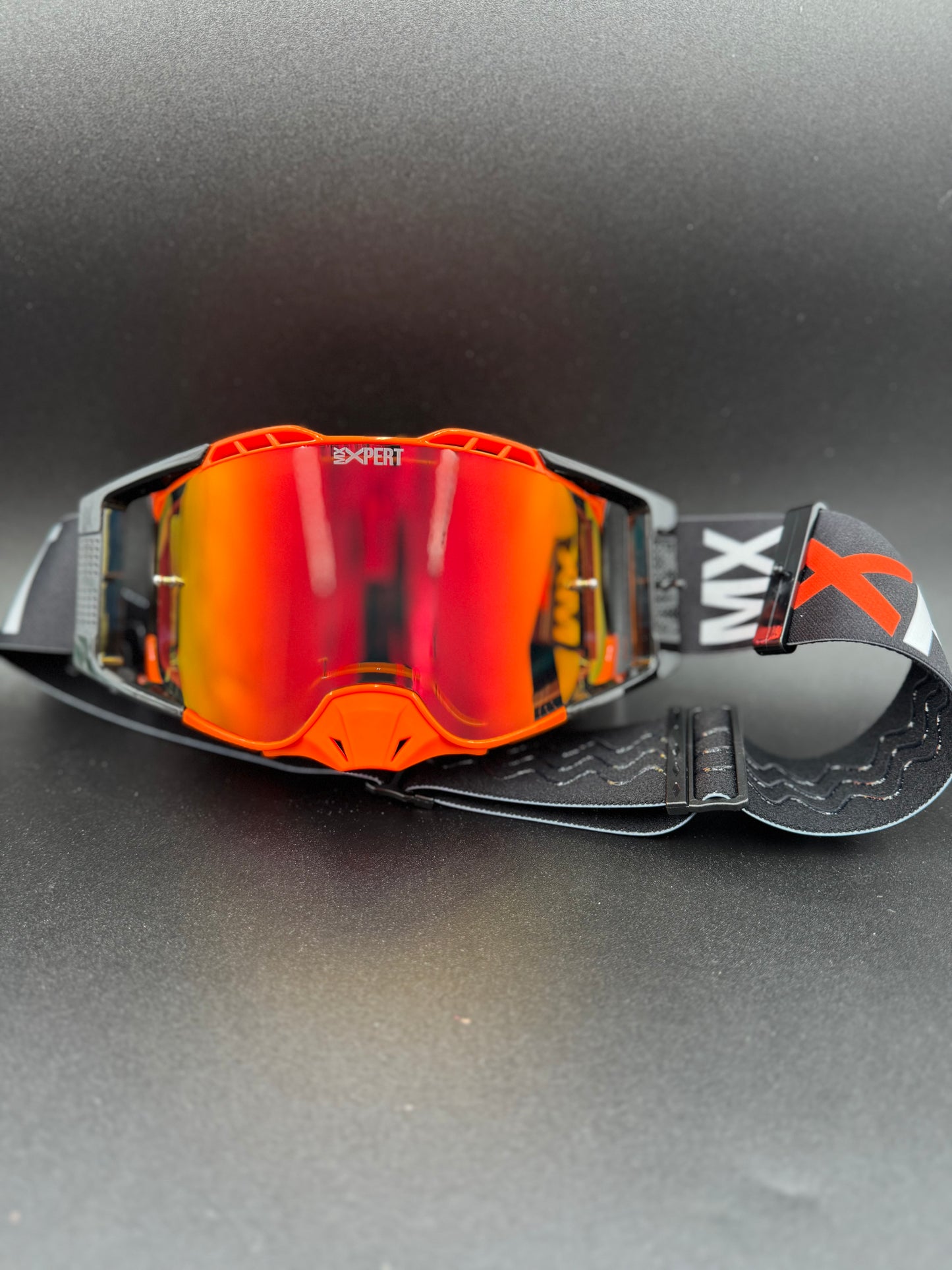 (C) Elite Goggles Orange/Black/White
