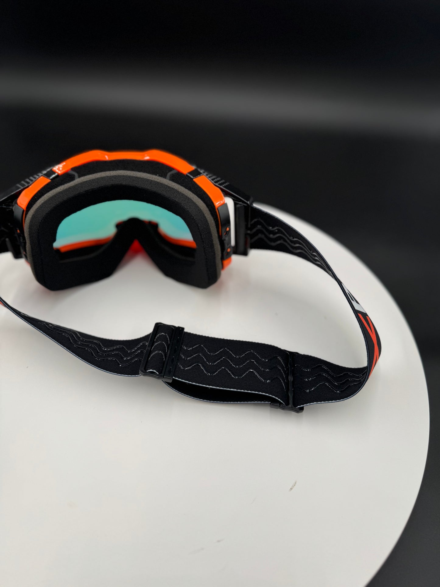(C) Elite Goggles Orange/Black/White