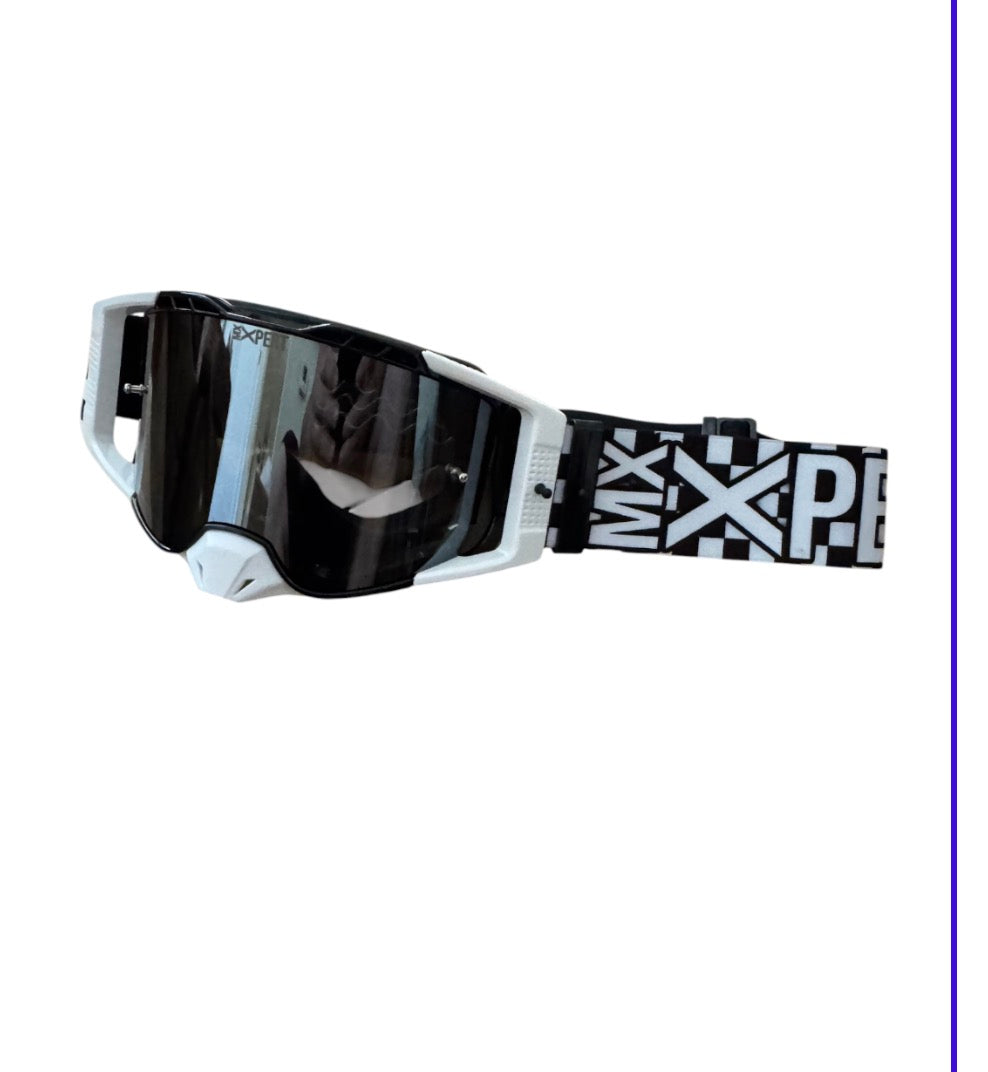 (C) ELITE Goggles  (  Checkered Flag )
