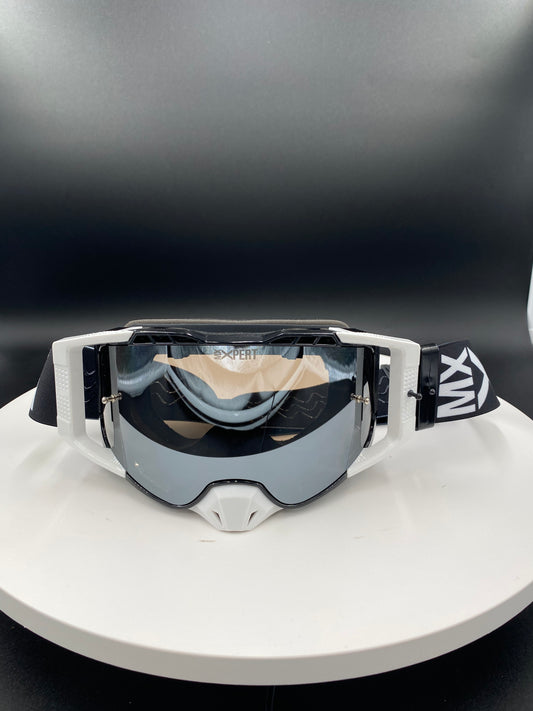 (C) Elite Goggles  Black/Silver Lens