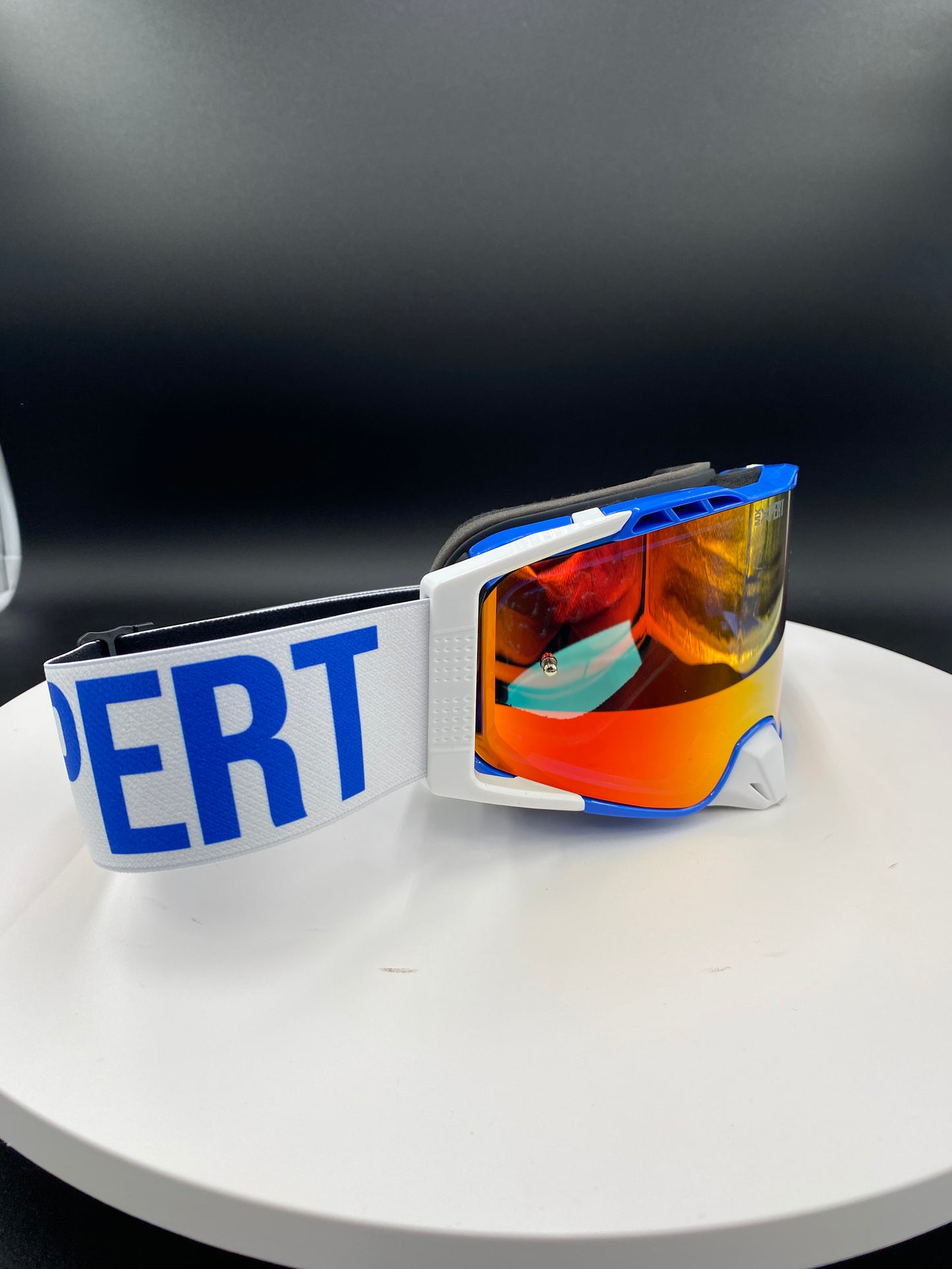 (C) ELITE Goggles Blue/White/Red ( Blue Frame )
