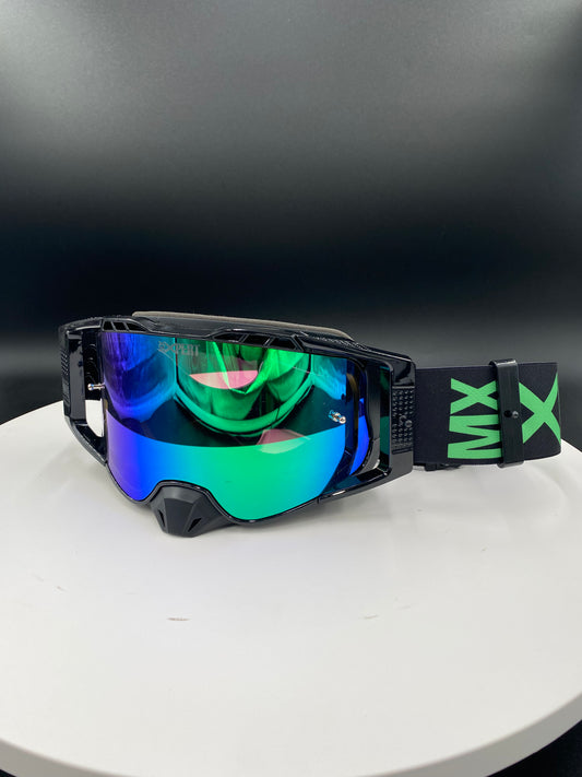 (C) Elite Goggles   Green/Black