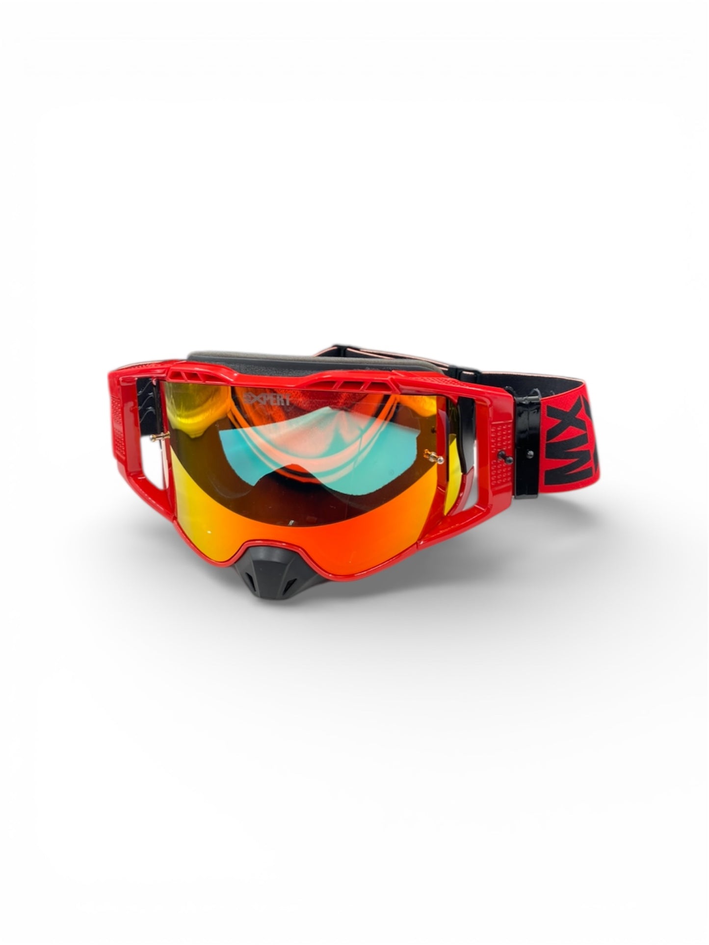 (C) ELITE Goggles  RED / BLACK